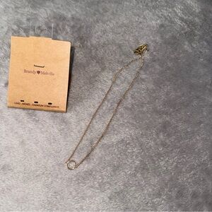 Brandy Melville gold colour Little circle necklace Jewelry